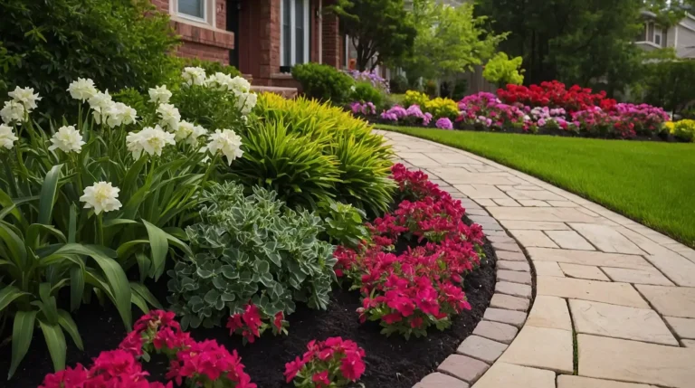 27 Eye-Catching Front Flower Bed Ideas to Boost Your Home’s Curb Appeal