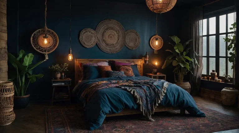 27 Mesmerizing Dark Boho Bedroom Ideas to Transform Your Space