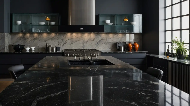 27 Perfect Colors That Make Black Granite Countertops Shine