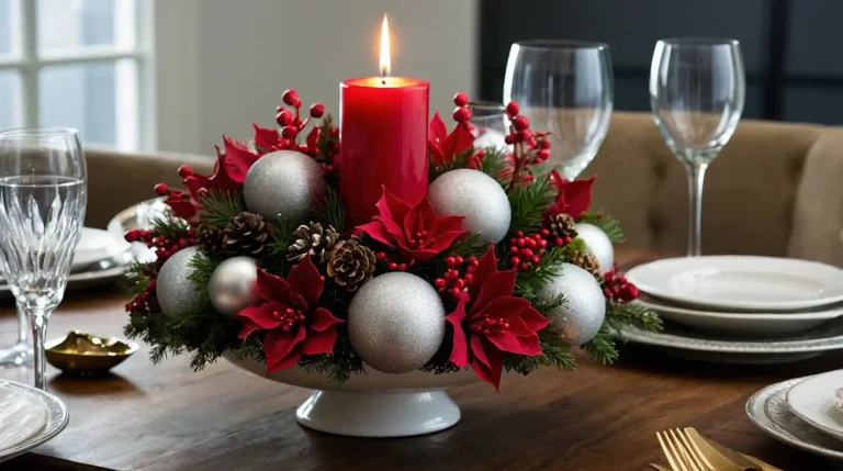 27 Stunning DIY Christmas Centerpieces to Dazzle Your Holiday Table