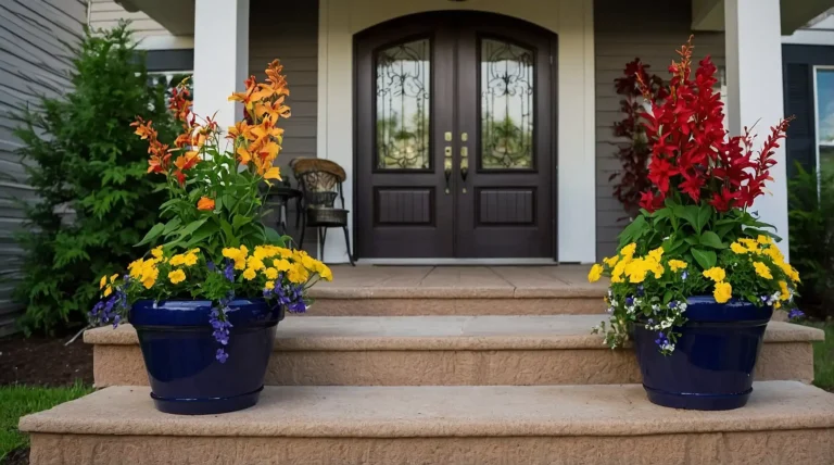 17 Stunning Front Porch Flower Pot Ideas That Will Make Your Neighbors Jealous